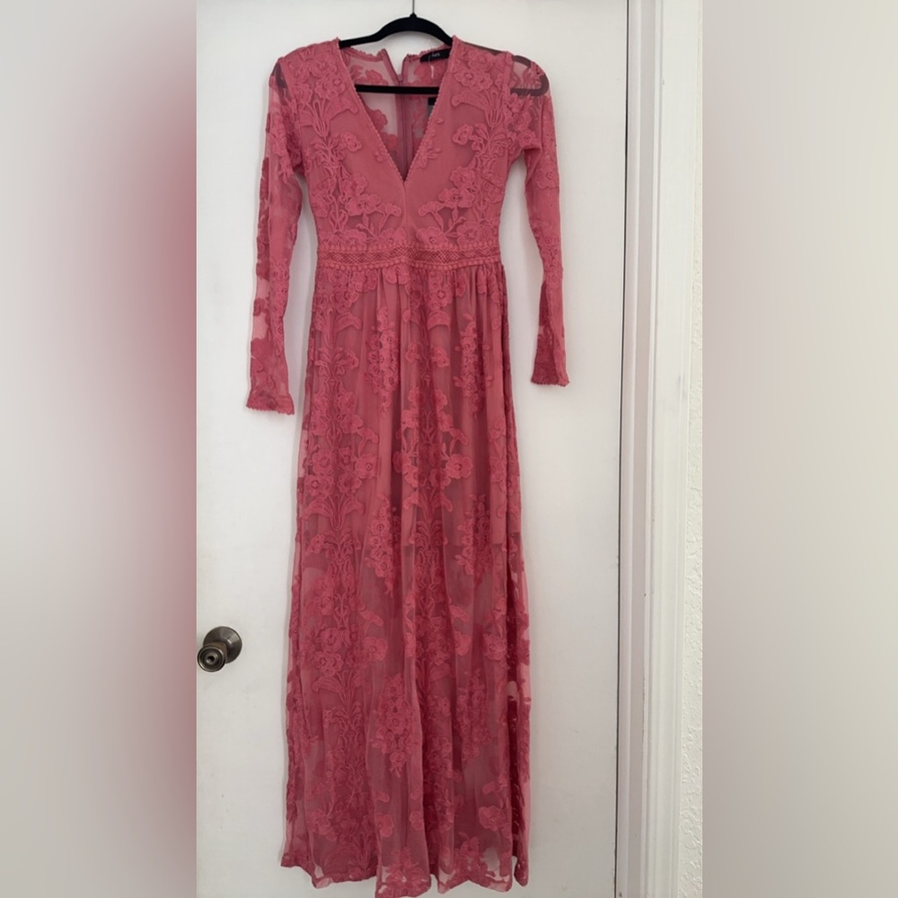 Size Small Boutique Dress, Pink Lace